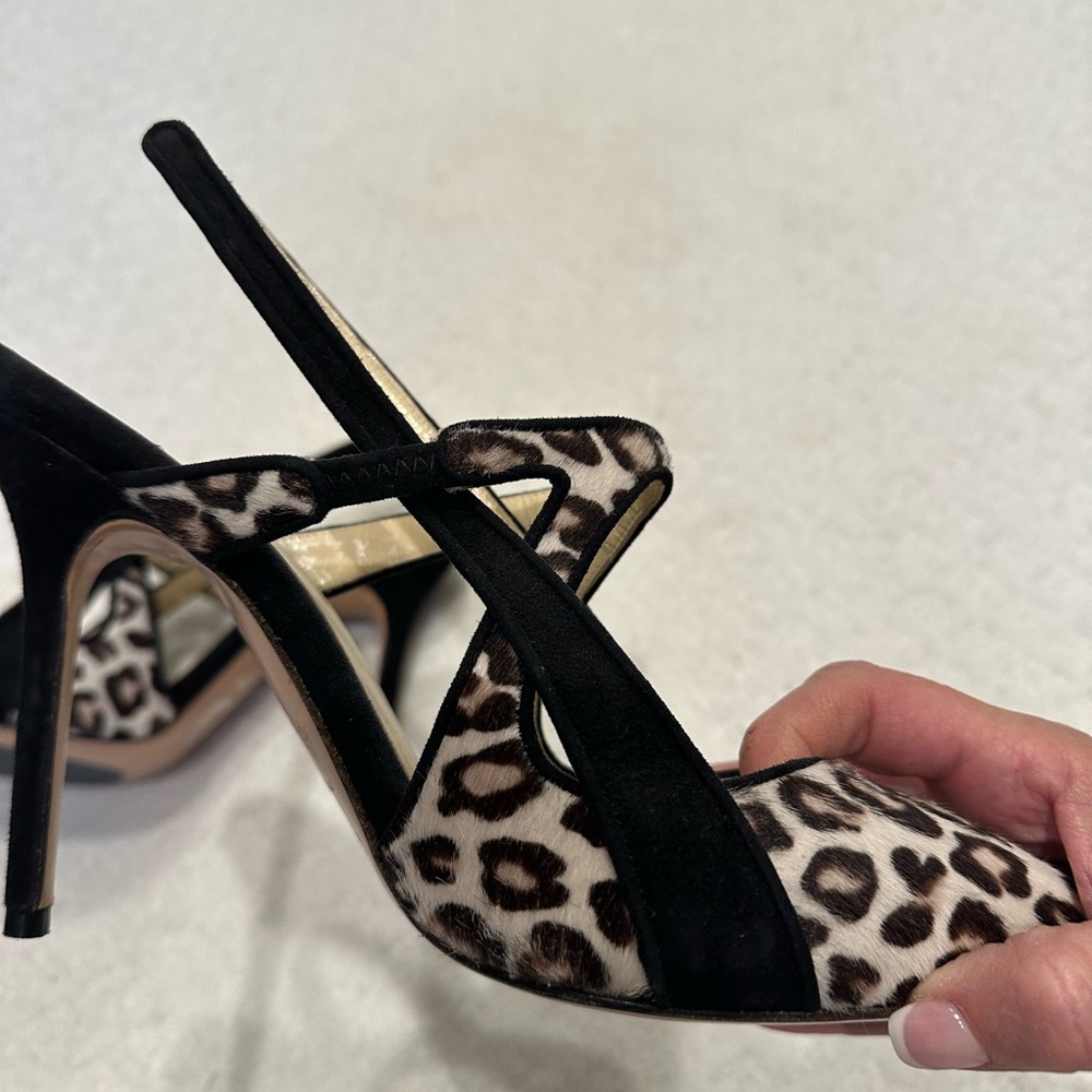Sarah Flint Faux Fur heels